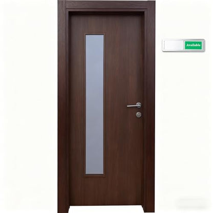 In Use or Available Door Sign for Home Office Restroom Conference Hospital - color: Silver in Use Available