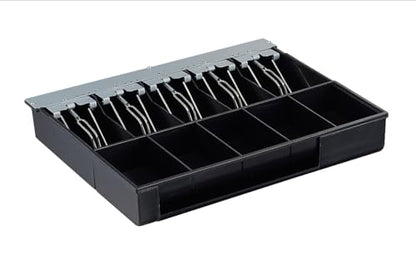 HK SYSTEMS BSM Removable and adjustable cash Tray 5-bill/5-coin for 16inch Cash Drawer, Metal wire gripper - size: 4. TRAY