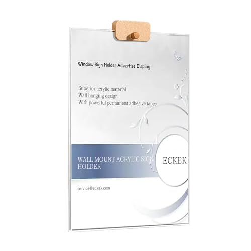 Wall Mount Sign Holder (Metal Vertical A5 148×210mm/5.83×8.27inches) - color: Metal Vertical A5 148×210mm/5.83×8.27inches