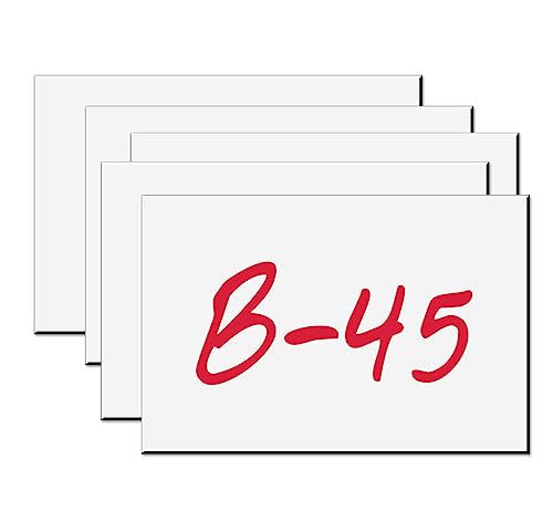 Write-On Magnetic Rack/Shelf Labels 3 x 2/10/Pk - Made in the USA! - size: 3" x 2"