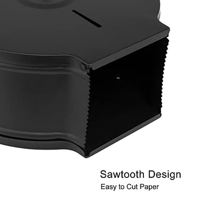 Commercial Jumbo Toilet Paper Dispenser, Wall Mount Stainless Steel - color: Black