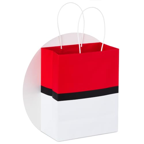 Hallmark Pokémon Gift Bags, 2-Pack (9" Medium PokéBall and 15" XL Pikachu) - size: 2 Count, style: Gift Bags