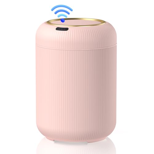 Procade Automatic Motion Sensor Bathroom Trash Can, Small Pink Garbage Can - color: Pink