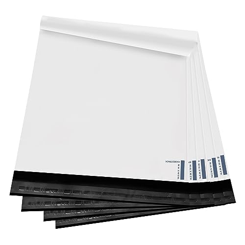 KKBESTPACK White Poly Mailers 14.5x19 in, Shipping Bags, 100 Pcs - size: 14.5" x 19" 100pcs