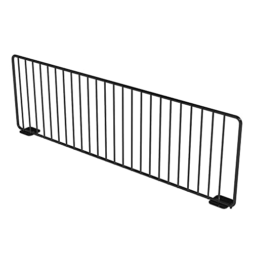 Retail Wire Divider for 19D Lozier & Madix Gondola Shelves, Black 6H