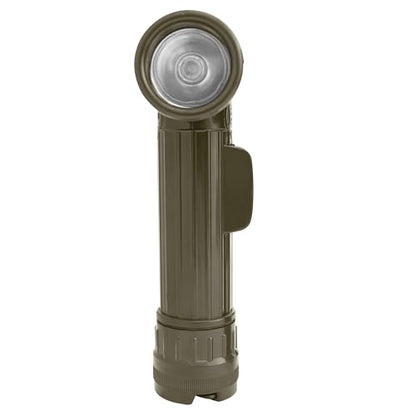 Rothco Anglehead Flashlight - Waterproof - Perfect for Tactical, Survival, and Outdoor Use - color: Green
