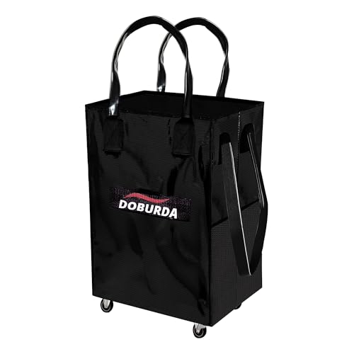Reusable Grocery Bag On Wheels,Rolling Tote, Shopping Trolley, Rolling Duffle bag,Collapsible Grocery Bag Tote - color: Black