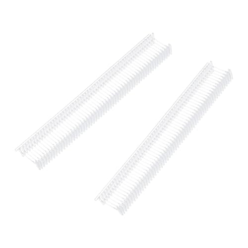 MECCANIXITY Standard Tagging Fasteners,Plastic Regular,Standard Label Gun Price Tagging Barbs for Garment Price Tag Label Tagging Barbs 10mm/0.39 Inch,Pack of 1000 Transparent - color: Transparent, size: 10mm
