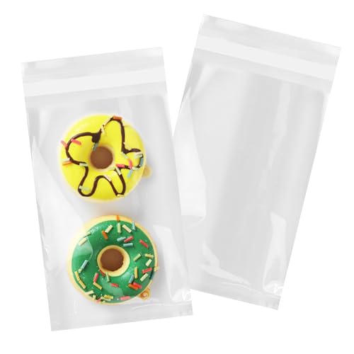 iMailer - 200 Count - 4" x 6" Self Sealing Cellophane Bags- Clear Small Poly Bags for Cookie, Treats, Party Favors, Photo, Jewelry - size: 4x6 Inch (Pack of 200)