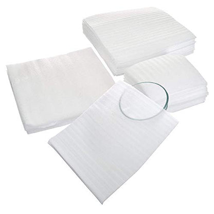 Lainrrew 60 Pack Foam Pouches, 3 Sizes Thick Cushion Wrap Pouches Foam Wrap Sheets Packing Pouches Against Chipping & Breakage for Packing, Moving, Shipping, Packaging