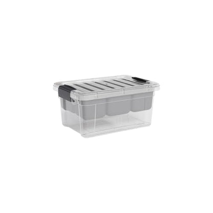 Superio Small Storage Container Organizing Bin with Removable Tray Plastic Tools, Sewing, Crafts Box, 3.5 Qt. - size: Mini 3.4 Qt. Deep