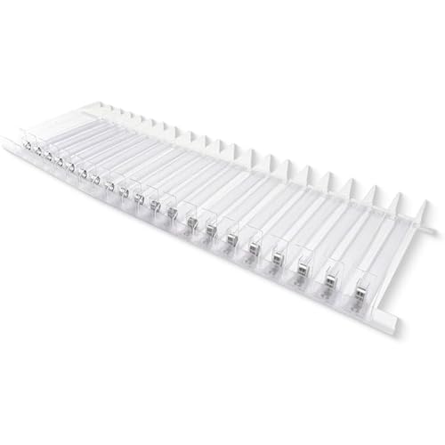 20-Pack 4FT, 12IN, 3N Spring-Loaded Shelf Pushers for Gondola Shelves (1–6 oz Products) - size: 3N (1-to-6 OZ)