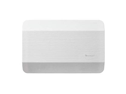Newhouse Hardware CHM3D Door Chime,White,(Pack of 2) - size: 2 Pack, style: Modern Design, Textured Finish