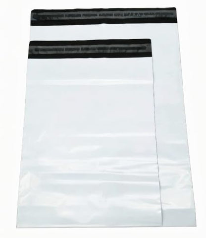 15.7 X 20 Inch White Poly Mailers, Large Self-Sealing Shipping Bags 10 Pcs - size: 15.7 X 20 Inch/10 pcs