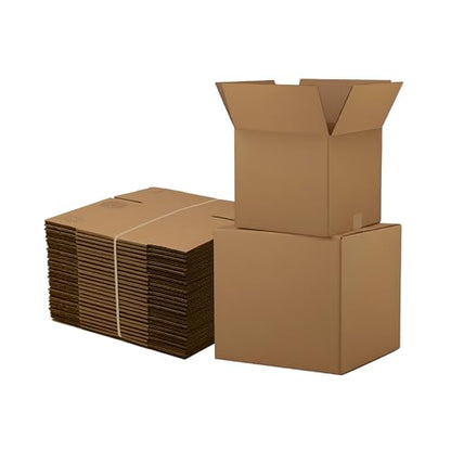 The Boxery 3"x3"x3" Corrugated Cardboard Boxes 50-Pack - size: 3 x 3 x 3"