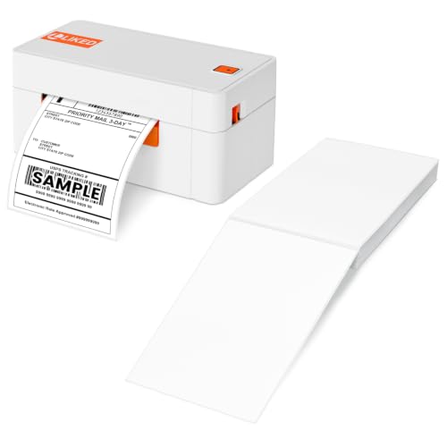 LLIKED 4x6 Fanfold Thermal Label, 100 Per Stack Thermal Shipping Labels - size: 100 Labels