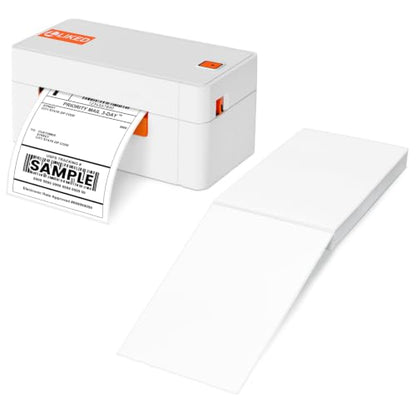 LLIKED 4x6 Fanfold Thermal Label, 100 Per Stack Thermal Shipping Labels - size: 100 Labels