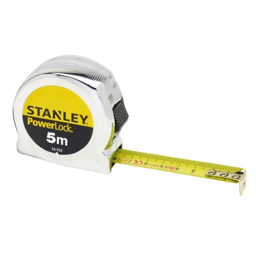 STANLEY 5m Powerlock Tape Measure, Metric, 0-33-552 - size: 5 m