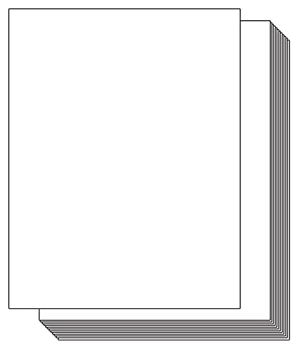 Ohuhu White Cardstock Thick Paper 100 Sheets - 8.5" x 11" Heavyweight 80 lb/216 gsm Card Stock for Crafts and DIY Card Making - color: White