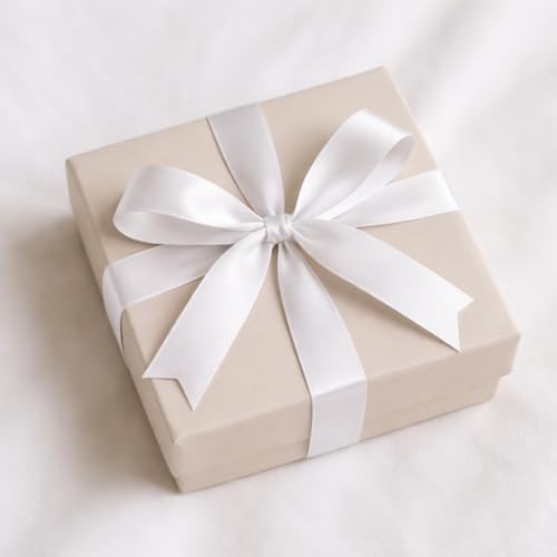 White Satin Ribbon 1-1/2 Inch x 36 Yards for Weddings Hair Bows & Gift Wrap - color: White