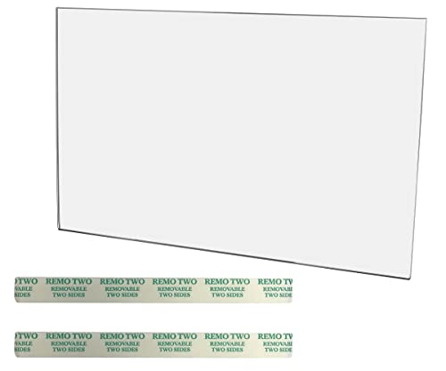 Wall Sign Poster Holder 18" x 12" with Double Sided Tape Clear Acrylic for Posters and Advertisements for Malls and Movie Theatres by Marketing Holders - size: 18"w x 12"h No Holes