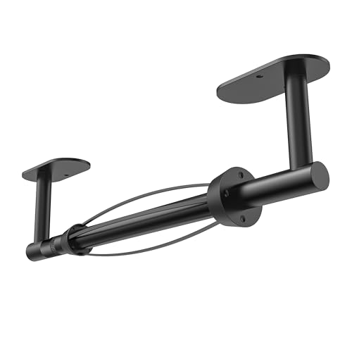 RUACQ Paper Towel Holder Under Cabinet, One Hand Tearing, Matte Black - color: Matte Black, size: One Hand Tear - Oval