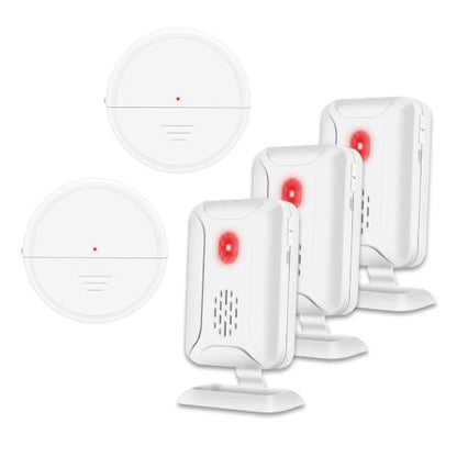 GreenCycle Radar Motion Sensor, Ring Door Sensor (3Receiver 2Sensor)