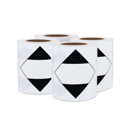 Shipping Labels Transport Stickers Limited Quantity of Dangerous Goods Black Diamond Label, 4"x4", 100 Per Roll. Total 4 Rolls - size: 4x4 inch, 4 rolls