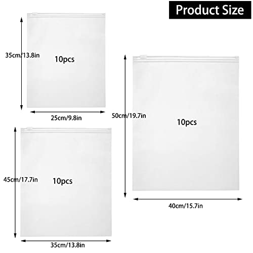 30PCS Travel Storage Bags, 3 Sizes - color: 3 sizes, size: 10x14",14x18",16x20"(10 pcs per size)