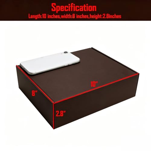 Coffee Shipping Packaging MEIANJU Hard Cardboard Shipping Box Gift Wrap Box - color: Coffee Color-20PCS