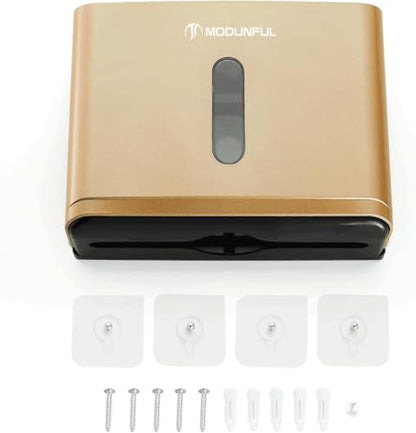 Adhesive Paper Towel Holder for Bathroom - Modunful M7 D-2131 - color: D-213 Gold