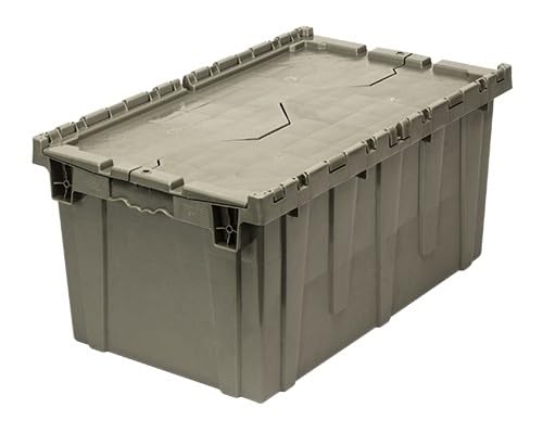 Storage Bins with Lids Heavy Duty Stackable Storage Box - size: 27" x 17" x 12"