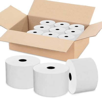 (24 Rolls) 2 5/16" x 400' Thermal Paper Receipt Rolls, Pay At The Pump Gas Station Verifone Rolls for Gas Pump Paper Rolls BPA Free - style: 24Rolls - 2 5/16" x 400' Thermal
