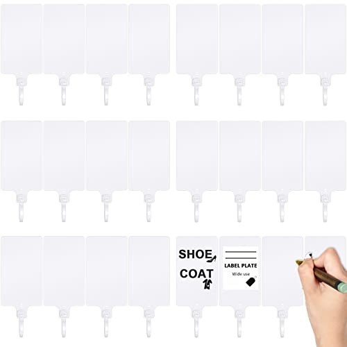 Youyole 200 Pieces Plastic Tags Waterproof Plastic Seal Shipping Tags Logistics Use Big Sign Tie Large Label Tie 250 mm Total Length (White, 2.28 x 3.94 Inches) - color: White, size: 2.28 x 3.94 Inches