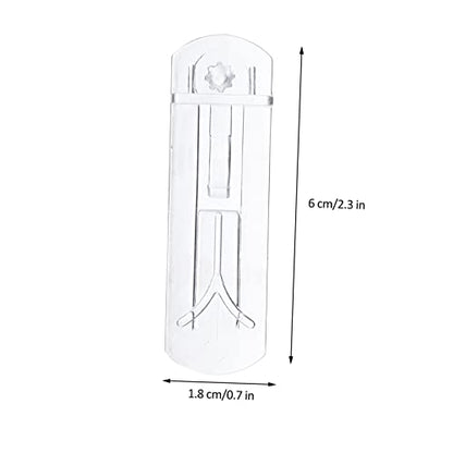 Uonlytech 20 Pack Plastic Shelf Clips Self Locking Shelf Support Pegs for Cabinet Shelves Cabinet Support Partition Holder Brackets for Wood Shelves 2.16X0.70X0.47in