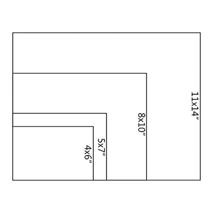 NIUBEE Acrylic Sign Holder 8x10 Wall Mount, Door Paper Flyer Display - size: 8x10"