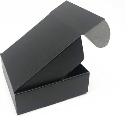 Black Shipping Boxes 10x10x4 Inch Cardboard Storage Mailer Box 15 Pack - size: 10 x 10 x 4 Inch/15 pcs