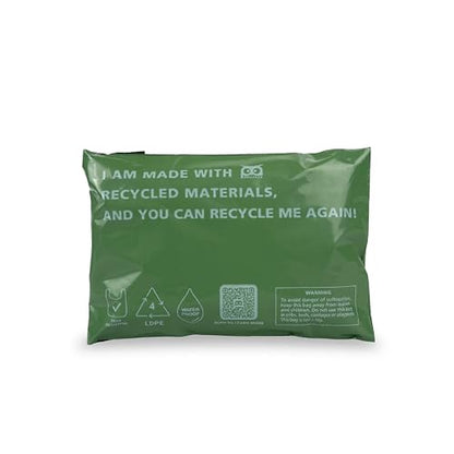 Owlpack Eco Friendly 2 MIL Green Recycled Mailers (5" x 7", pack of 100) - color: Green, size: 5x7" (100 pcs)