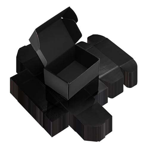 Rempry 40 Pack 6x4x3 Black Shipping Boxes, Small Cardboard Mailer Boxes for Small Business Shipping Packaging - color: Black, size: 6X4X3-40 Pack
