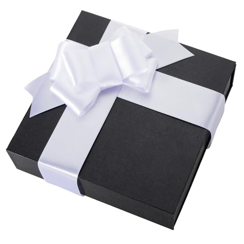1-1/2 Inch White Ribbon 50Yards – Perfect for Gift Wrapping - color: White, size: 1-1/2"