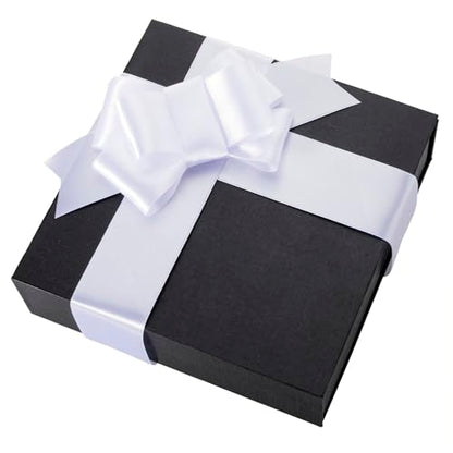 1-1/2 Inch White Ribbon 50Yards – Perfect for Gift Wrapping - color: White, size: 1-1/2"
