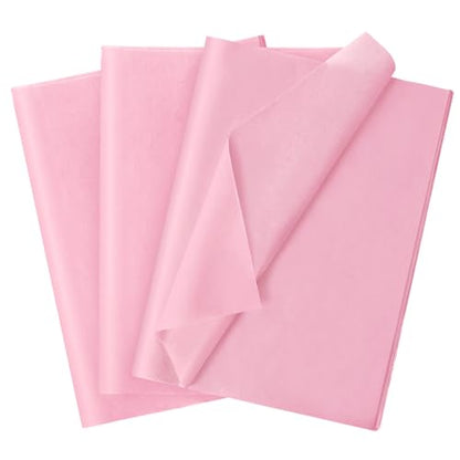 120 Sheets 14 x 20 Inch Pink Tissue Paper for Gift Bag Wrapping - color: Pink