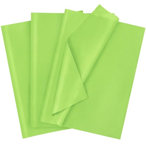120 Sheets 14 x 20 Inch Lime Green Tissue Paper for Gift Bag - color: Lime Green