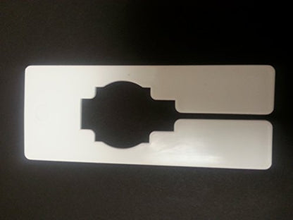 10 Blank Rectangular Size Dividers for Retail Clothing Racks