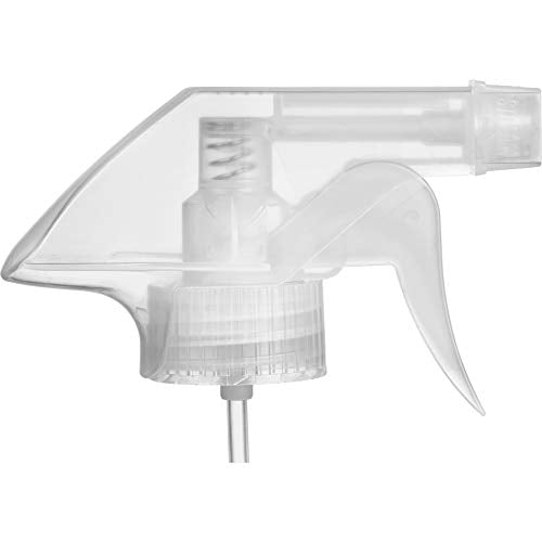 Spray Bottle - (Large - 26 Oz) - All-Purpose, Empty/Reuseable, Heavy Duty, Clear PET Plastic, Trigger Sprayer, Industrial Size, Chemical Resistant, MADE IN USA (1 Pack, Clear)