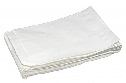 N'ice Packaging 200 White Flat Paper Bags Good for Candy, Cookies, Small Gift, Crafts, Party Favor, Sandwich, or Merchandising - no Gussett (White, 6" x 9")