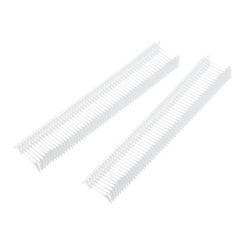 MECCANIXITY Standard Tagging Fasteners,Plastic Regular,Standard Label Gun Price Tagging Barbs for Garment Price Tag Label Tagging Barbs 12mm/0.5 Inch,Pack of 1000 Transparent - color: Transparent, size: 12mm