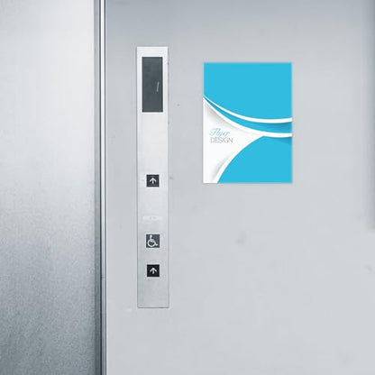 Maitys 24 Pcs Acrylic Wall Mounted Sign Holder Vertical Clear, 7 x 5 Inch - color: Vertical Style, size: 5 x 7 Inch