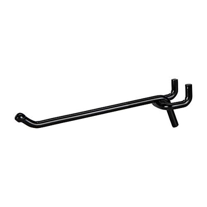 Presa Heavy Duty Black Steel Peg Board Shelving Hooks, 4-Inch, 50-Pack - color: Black, size: 4 Inch