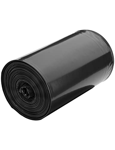 WAIKAS Small Trash Bags 4 Gallon, 1-mil, Flat Top, Unscented, Black, 80ct - color: Black, size: 4 Gal-80ct